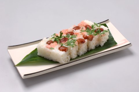 金時豆の押しずし