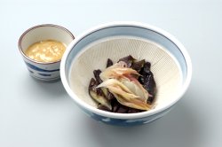なすとみょうがの酢みそ和え
