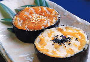 米ナスの二色田楽