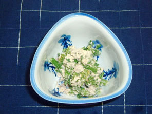 ナバナの白和え