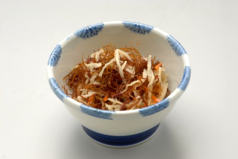 ふのりと干し大根の酢和え