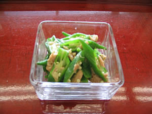 オクラのシーチキン和え