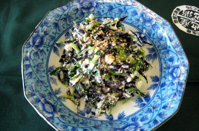 カジメの白和え