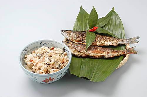 あめご飯＜嶺北地域＞