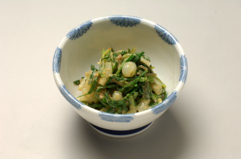 のびるの酢味噌和え