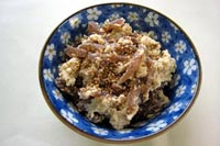 こんにゃくの白和え