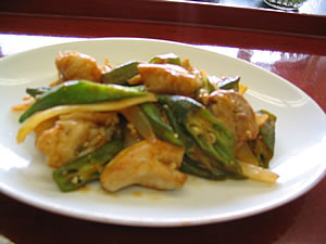 オクラのケチャップ炒め