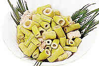 四方竹のポン切り煮