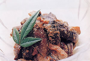 ナスのごまだれかけ