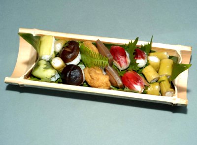 四方竹の一口寿司