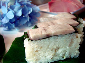 しいらの押し寿司