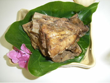 しいらのアラ煮