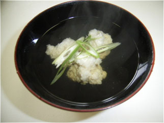 しいらのすりみ汁