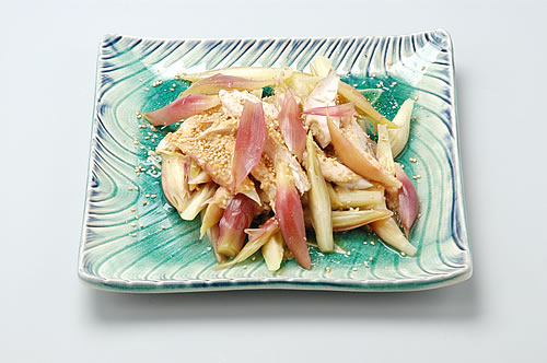 みょうがと清水さばの味噌和え＜大方町＞