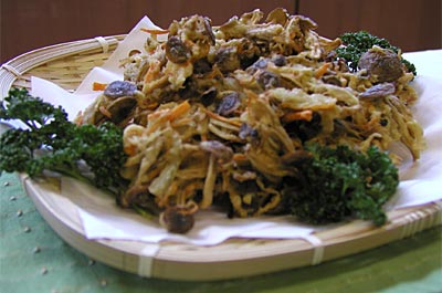 しめじの天ぷら