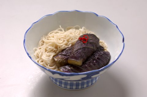 なすとそうめんの煮物