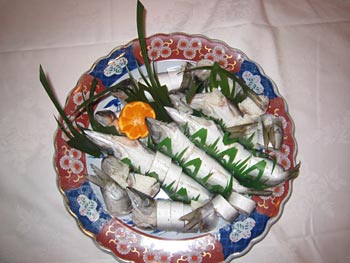 カマス・アジの姿ずし